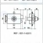 Serrure VAK multipoints en applique Kleos A2P 3 étoiles